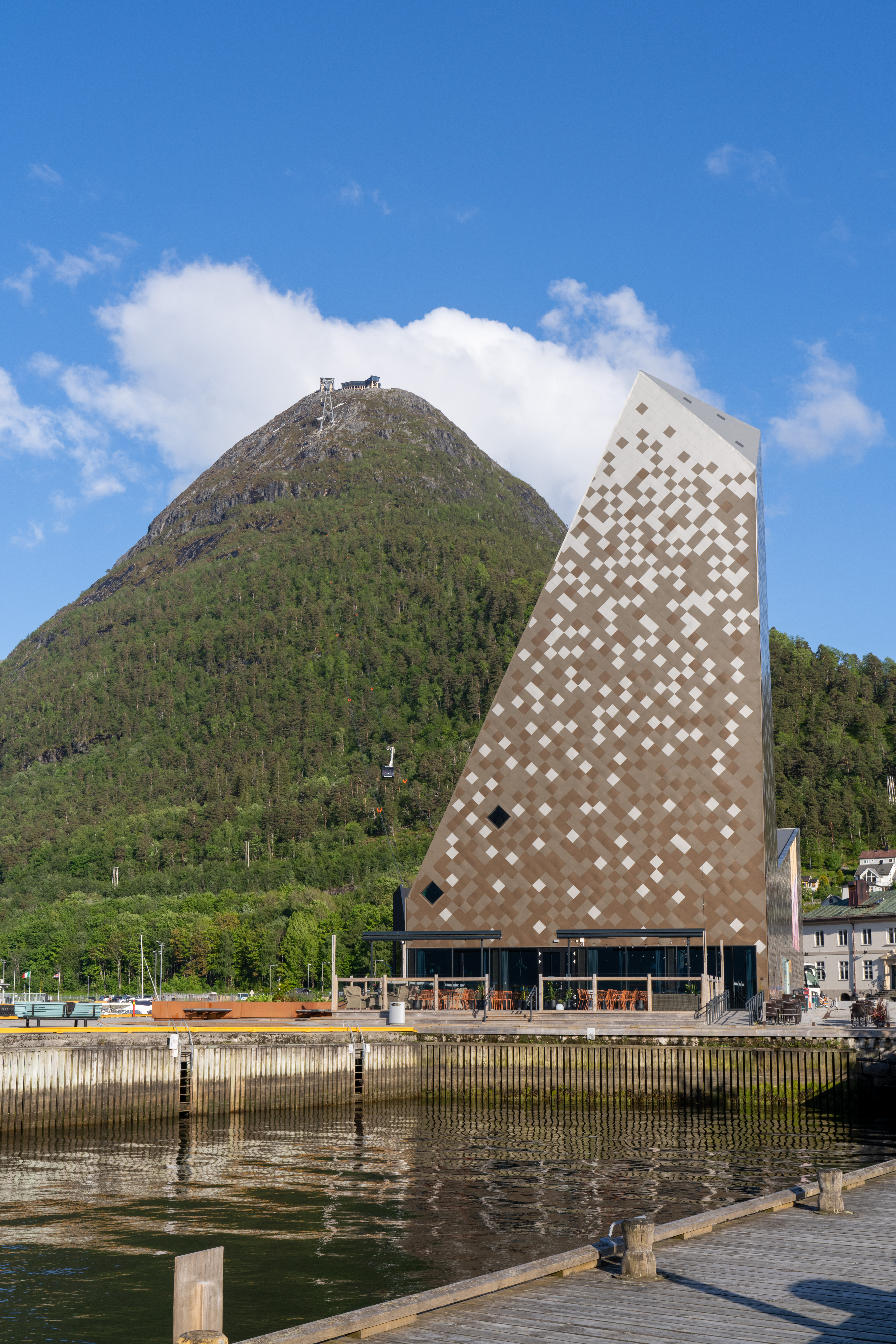 Åndalsnes — widok na dolinę