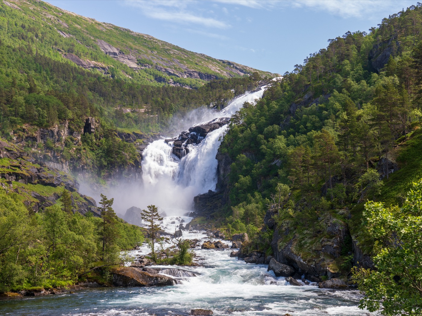 Nyastølfossen — dolina