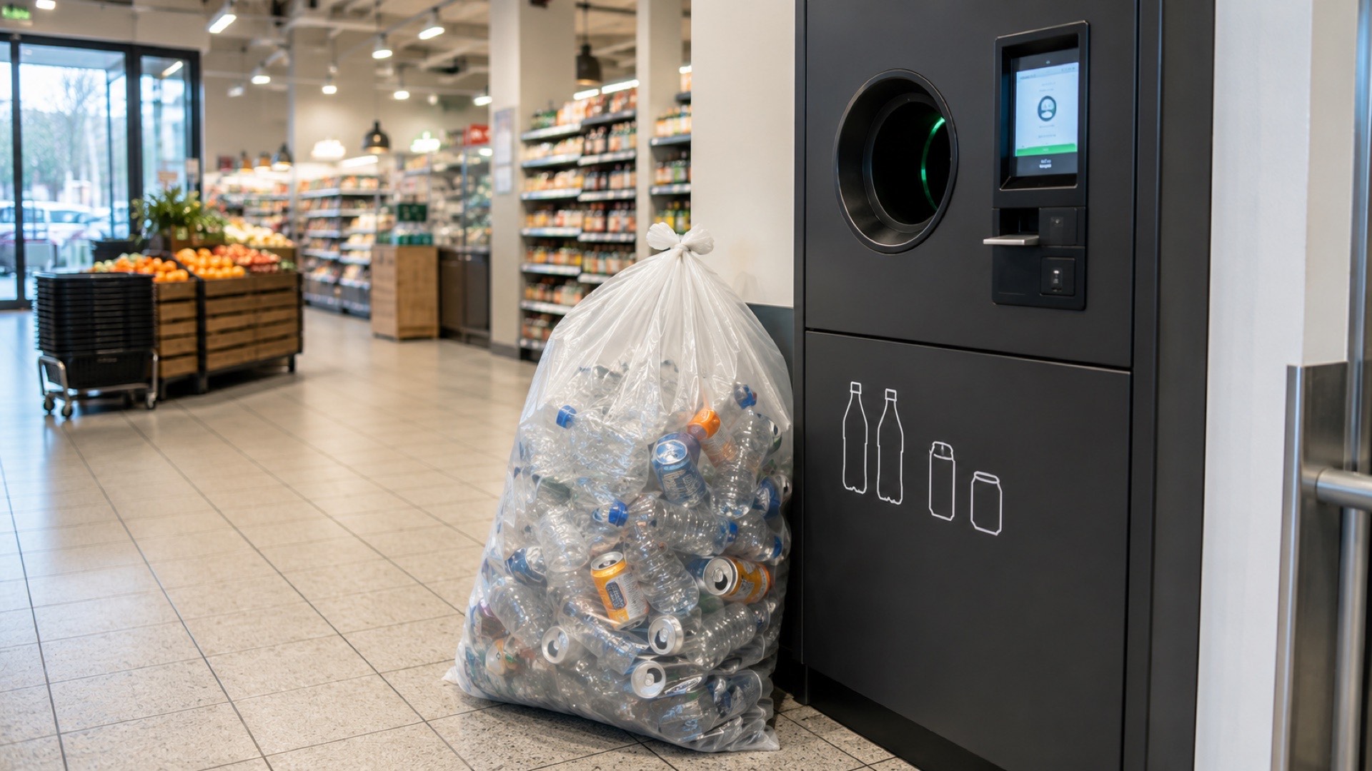 Pant w Norwegii – zwrot butelek i puszek w automacie