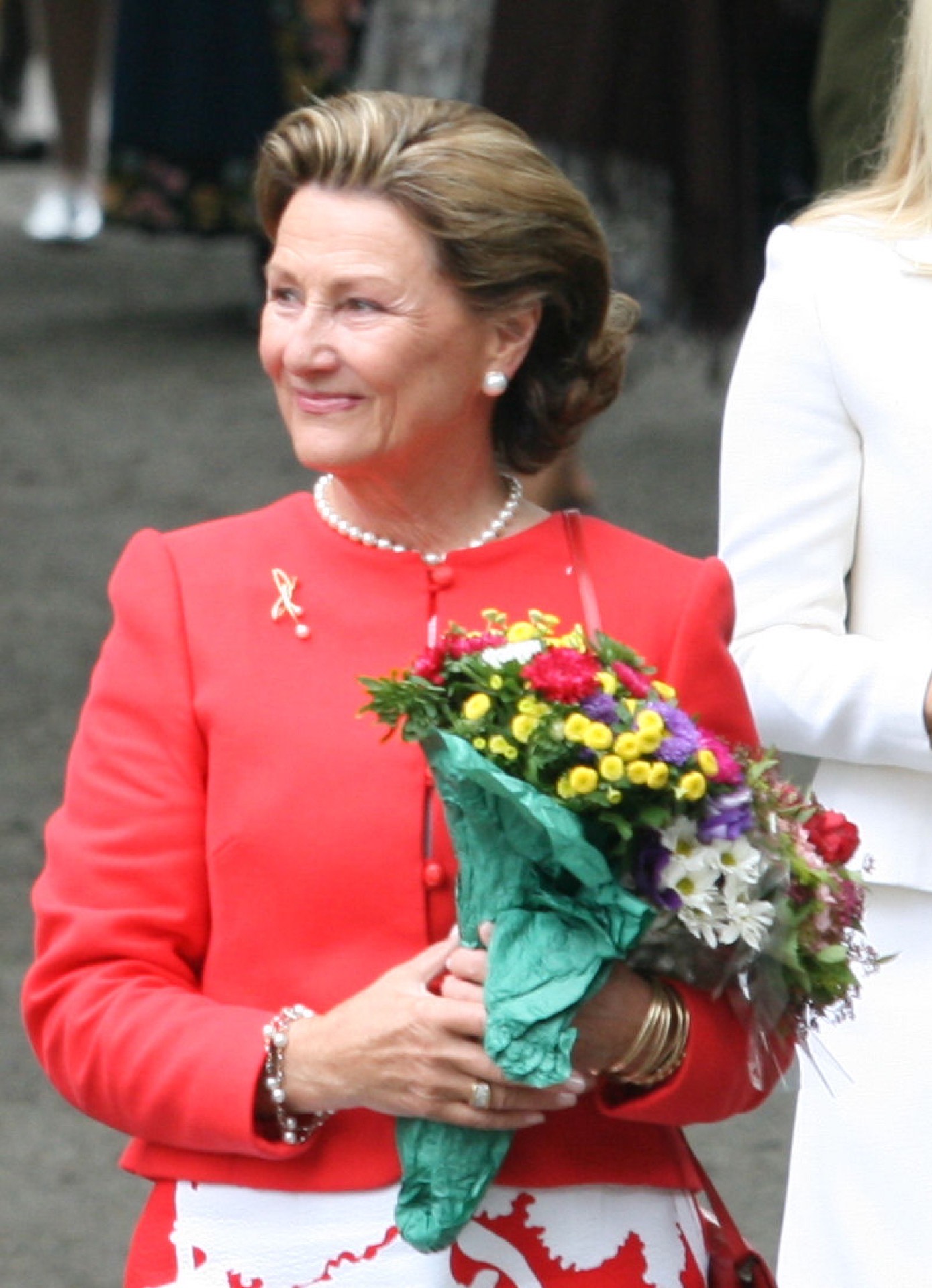 Królowa Sonja podczas oficjalnej uroczystości