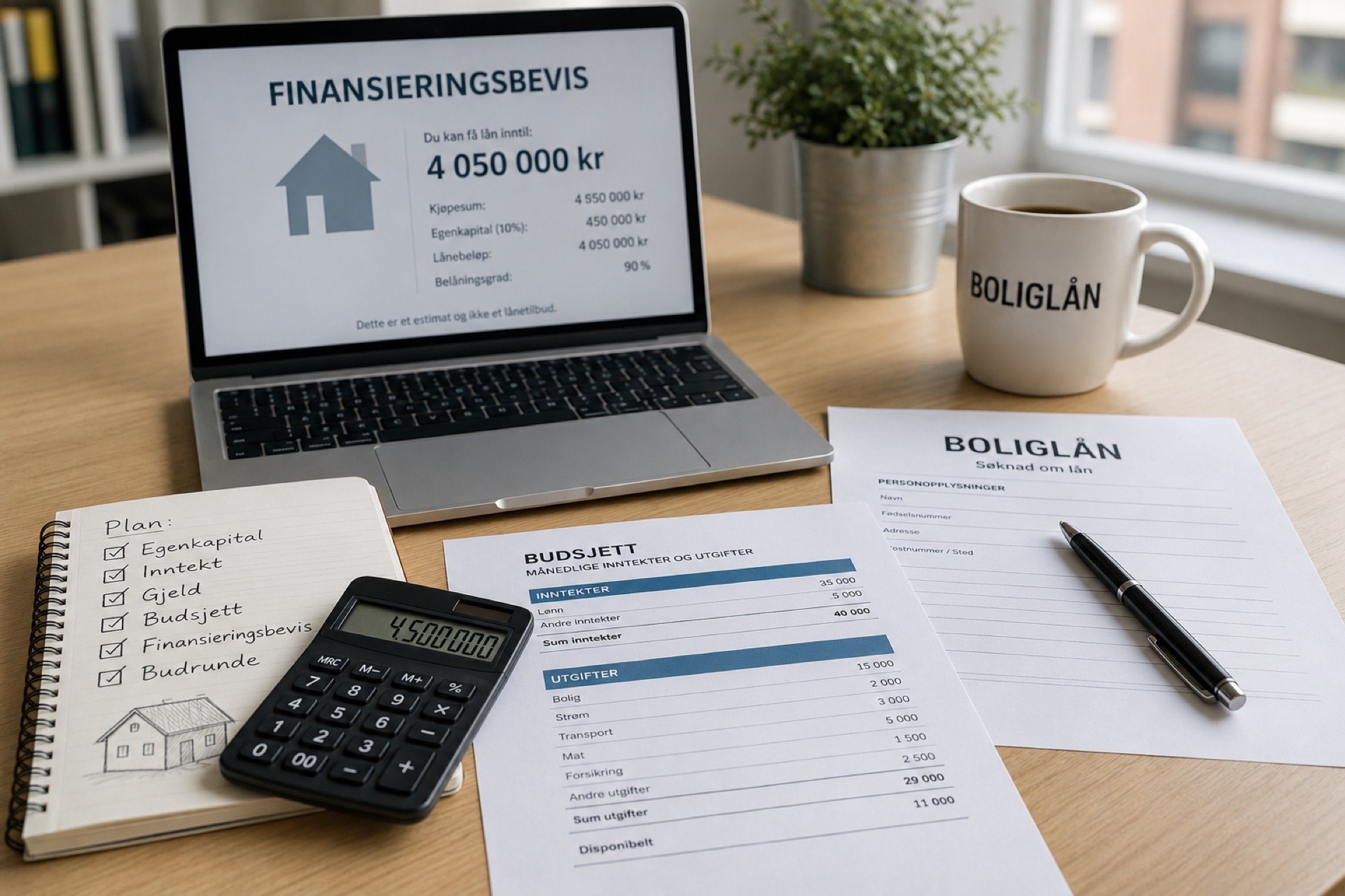 Boliglån i egenkapital – spotkanie z bankiem w Norwegii