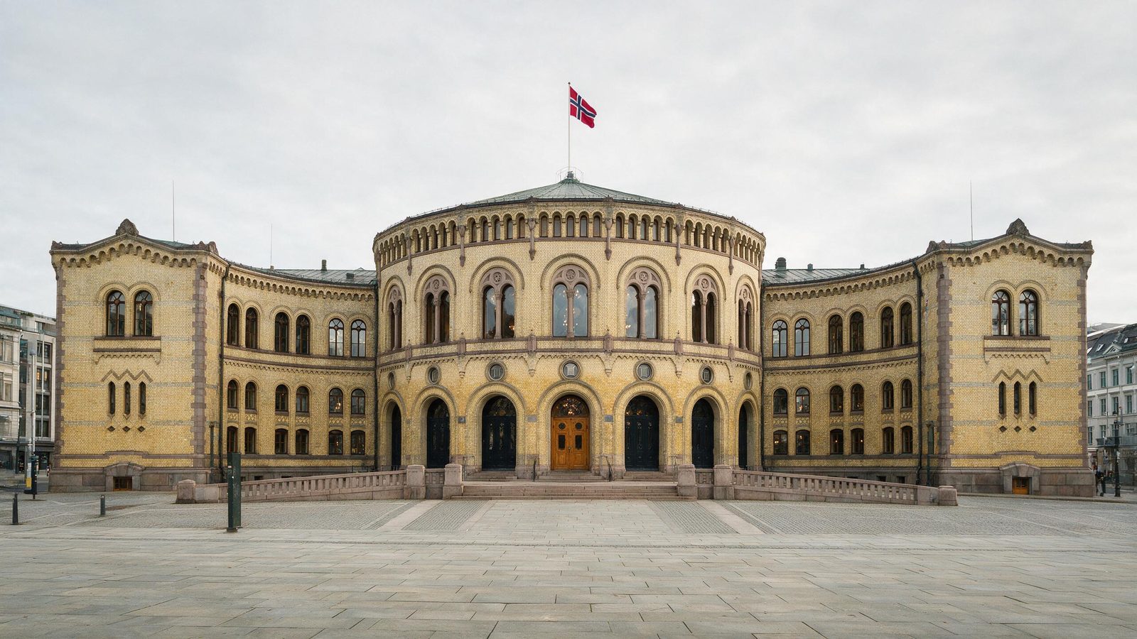Budynek Stortingu – norweskiego parlamentu w Oslo