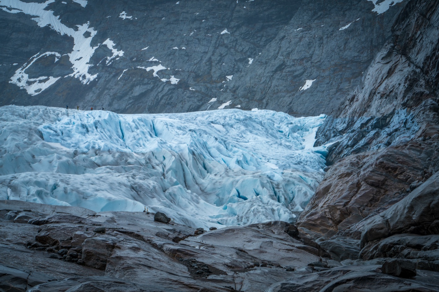 Szczelina w lodowcu Nigardsbreen