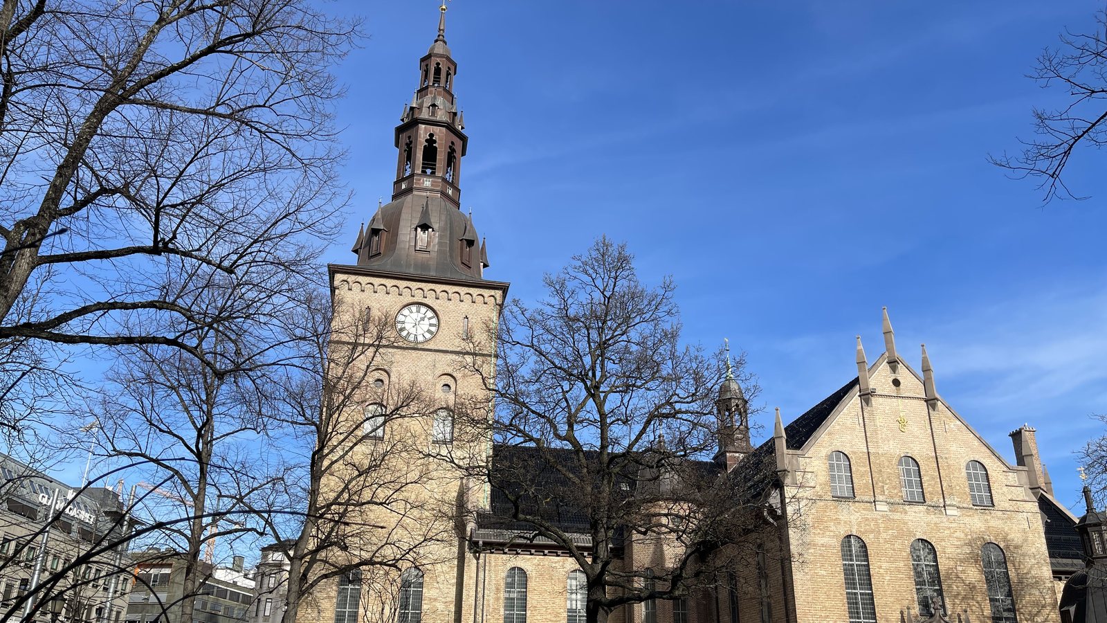 Katedra w Oslo (Oslo domkirke) przy Stortorvet – miejsce ceremonii pogrzebowej króla Haralda V