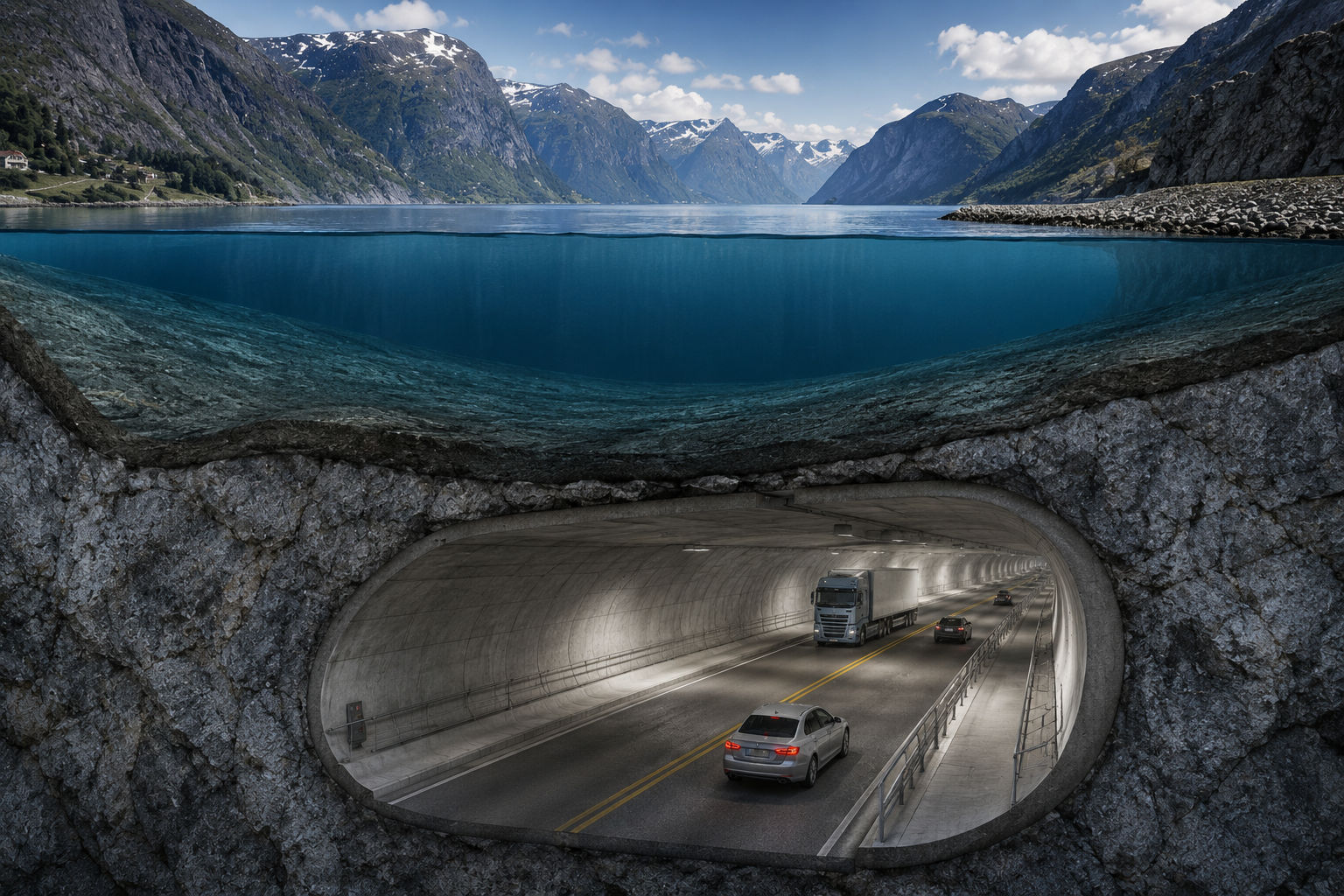 Podmorski tunel w Norwegii
